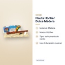 FLAUTA HONHER DULCE MADERA - características principales