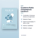 CUADERNO RUBIO COMPETENCIA LECTORA 5  - características principales