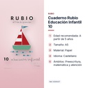 CUADERNO RUBIO EDUCACIÓN INFANTIL 10 - características principales