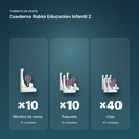 CUADERNO RUBIO EDUCACIÓN INFANTIL 2  - formato de venta: paquete de 10, caja de 40