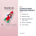 CUADERNO RUBIO EDUCACIÓN INFANTIL 3 - características principales