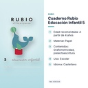 CUADERNO RUBIO EDUCACIÓN INFANTIL 5  - características principales