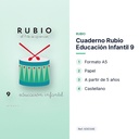 CUADERNO RUBIO EDUCACIÓN INFANTIL 9 - características principales
