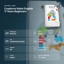 CUADERNO RUBIO ENGLISH 11 YEARS BEGINNERS  - resumen de atributos