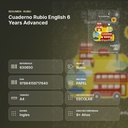 CUADERNO RUBIO ENGLISH 6 YEARS ADVANCED  - resumen de atributos