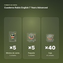 CUADERNO RUBIO ENGLISH 7 YEARS ADVANCED  - formato de venta: paquete de 5, caja de 40