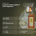 CUADERNO RUBIO ENGLISH 8 YEARS BEGINNERS - resumen de atributos