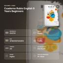 CUADERNO RUBIO ENGLISH 9 YEARS BEGINNERS - resumen de atributos