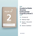 CUADERNO RUBIO GNOSIAS ESTIMULACIÓN COGNITIVA NIVEL 2  - características principales
