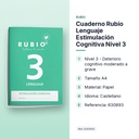 CUADERNO RUBIO LENGUAJE ESTIMULACIÓN COGNITIVA NIVEL 3 - características principales