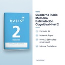 CUADERNO RUBIO MEMORIA ESTIMULACIÓN COGNITIVA NIVEL 2 - características principales