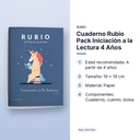 CUADERNO RUBIO PACK INICIACIÓN A LA LECTURA 4 AÑOS - características principales