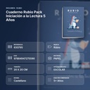 CUADERNO RUBIO PACK INICIACIÓN A LA LECTURA 5 AÑOS - resumen de atributos
