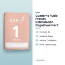 CUADERNO RUBIO PRAXIAS ESTIMULACIÓN COGNITIVA NIVEL 1 - características principales