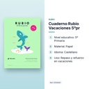 CUADERNO RUBIO VACACIONES 5ºPR - características principales