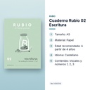 CUADERNO RUBIO 02 ESCRITURA  - características principales