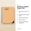CUADERNO ADDITIO TRIPLEX P191 - características principales