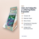 LIBRO DE CALIGRAFÍA Y LETTERING RUBIO EXPOSITOR - características principales