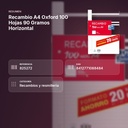 RECAMBIO A4 OXFORD 100 HOJAS 90 GRAMOS HORIZONTAL  - resumen de atributos