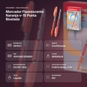 MARCADOR FLUORESCENTE NARANJA V-15 PUNTA BISELADA - resumen de atributos