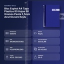 BLOC ESPIRAL A4 TAPA PLASTICO 80 HOJAS 90 GRAMOS PAUTA 3,5MM AZUL OSCURO RAYLU - resumen de atributos