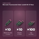 MARCADOR FLUORESCENTE FABER-CASTELL 48-07 ROSA - formato de venta: paquete de 10, caja de 100