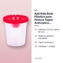 APLI KIDS BOTE PLÁSTICO PARA PINTURA TAPÓN ANTIVUELCO Ø70×80MM 1UD - características principales