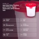 APLI KIDS BOTE PLÁSTICO PARA PINTURA TAPÓN ANTIVUELCO Ø70×80MM 1UD - resumen de atributos