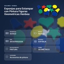 ESPONJAS PARA ESTAMPAR CON PINTURA FIGURAS GEOMETRICAS HENBEA - resumen de atributos
