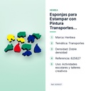 ESPONJAS PARA ESTAMPAR CON PINTURA TRANSPORTES HENBEA - características principales