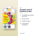 ACUARELA JOVI 12 PASTILLAS 22 MM  - características principales