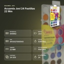 ACUARELA JOVI 24 PASTILLAS 22 MM - resumen de atributos
