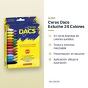 CERAS DACS ESTUCHE 24 COLORES - características principales