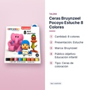 CERAS BRUYNZEEL POCOYO ESTUCHE 8 COLORES - características principales
