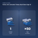 CERAS JOVI JOVICOLOR TRIWAX AZUL CLARO CAJA 12 - formato de venta: caja de 50