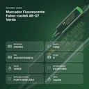 MARCADOR FLUORESCENTE FABER-CASTELL 48-07 VERDE - resumen de atributos