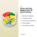 CERAS JOVI OSO MÁGICO BOTE 30 UDS 8 COLORES - características principales