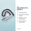 POLY CABLE U10-S PLU10P-S - características principales