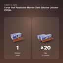 CERAS JOVI PLASTICOLOR MARRON CLARO ESTUCHE UNICOLOR 25 UDS  - formato de venta: caja de 20