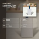 PORTACARNET PINZA 90X55MM VERTICAL - resumen de atributos