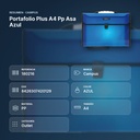 PORTAFOLIO PLUS A4 PP ASA AZUL - resumen de atributos