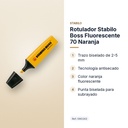 ROTULADOR STABILO BOSS FLUORESCENTE 70 NARANJA - características principales