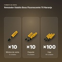 ROTULADOR STABILO BOSS FLUORESCENTE 70 NARANJA - formato de venta: paquete de 10, caja de 100