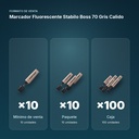 MARCADOR FLUORESCENTE STABILO BOSS 70 GRIS CALIDO - formato de venta: paquete de 10, caja de 100