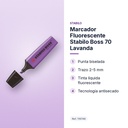 MARCADOR FLUORESCENTE STABILO BOSS 70 LAVANDA - características principales