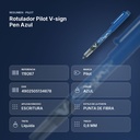 ROTULADOR PILOT V-SIGN PEN AZUL - resumen de atributos