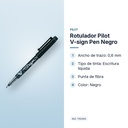 ROTULADOR PILOT V-SIGN PEN NEGRO - características principales