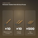 ROTULADOR STABILO POINT 88 AZUL PRUSIA - formato de venta: paquete de 10, caja de 500