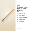 ROTULADOR STABILO POINT 88 AZUL ULTRAMAR - características principales