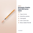 ROTULADOR STABILO POINT 88 CARNE CLARO - características principales